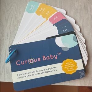 Developmental Activity Cards - Blue and Pink